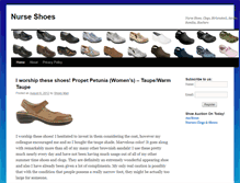 Tablet Screenshot of nurseshoes.medicalcollective.com